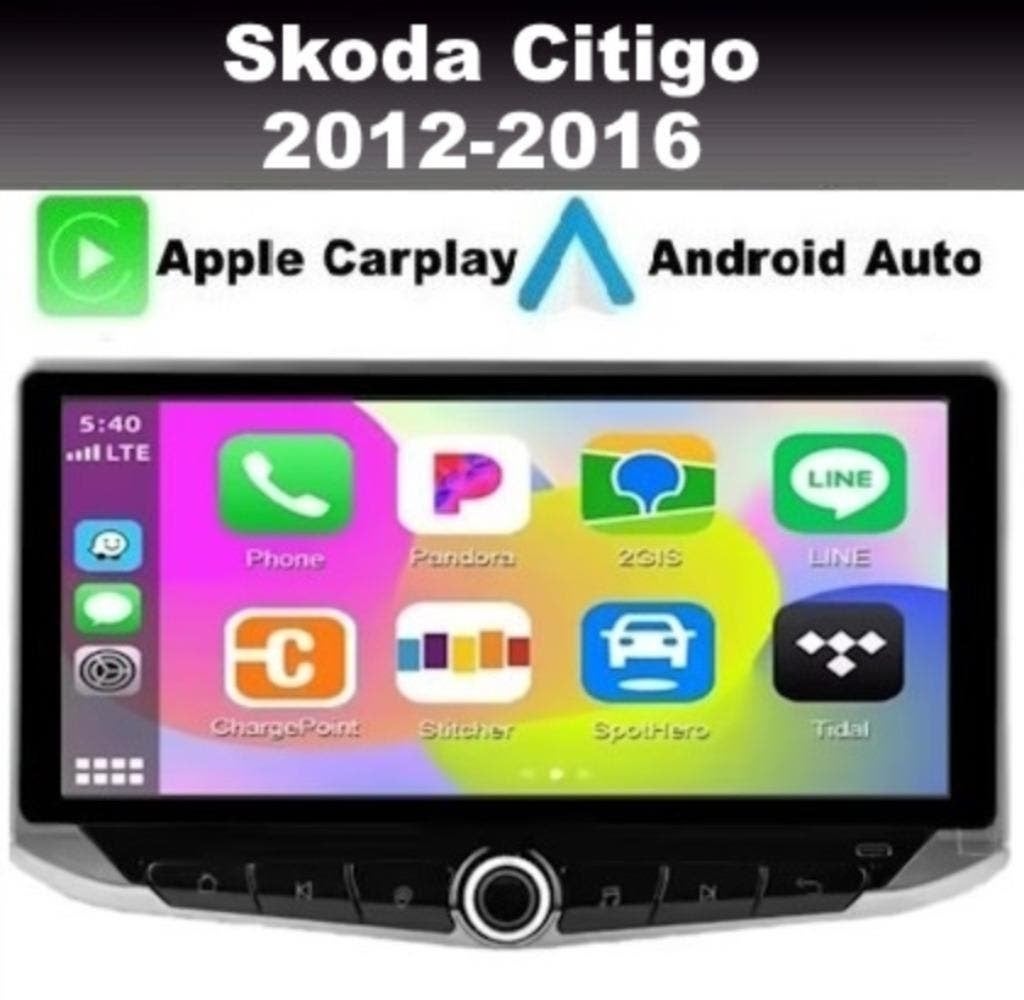 Skoda Citigo 2012-2016 navigatie android 14 apple carplay, Ophalen of Verzenden, Nieuw
