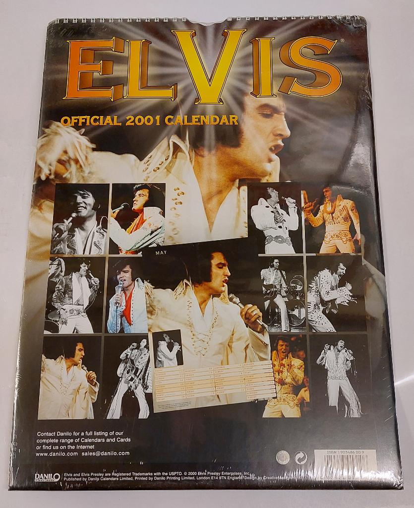Elvis Presley KALENDER 2001 - Gesealed !!, Verzenden, NvT, Gebruiksvoorwerp, Danilo
