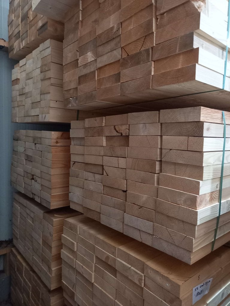 Mooie partij vuren balkhout, 6.8 x 19 x 420 & 5 x 17 x 390, Doe-het-zelf en Verbouw, Hout en Planken, Nieuw, Ophalen of Verzenden