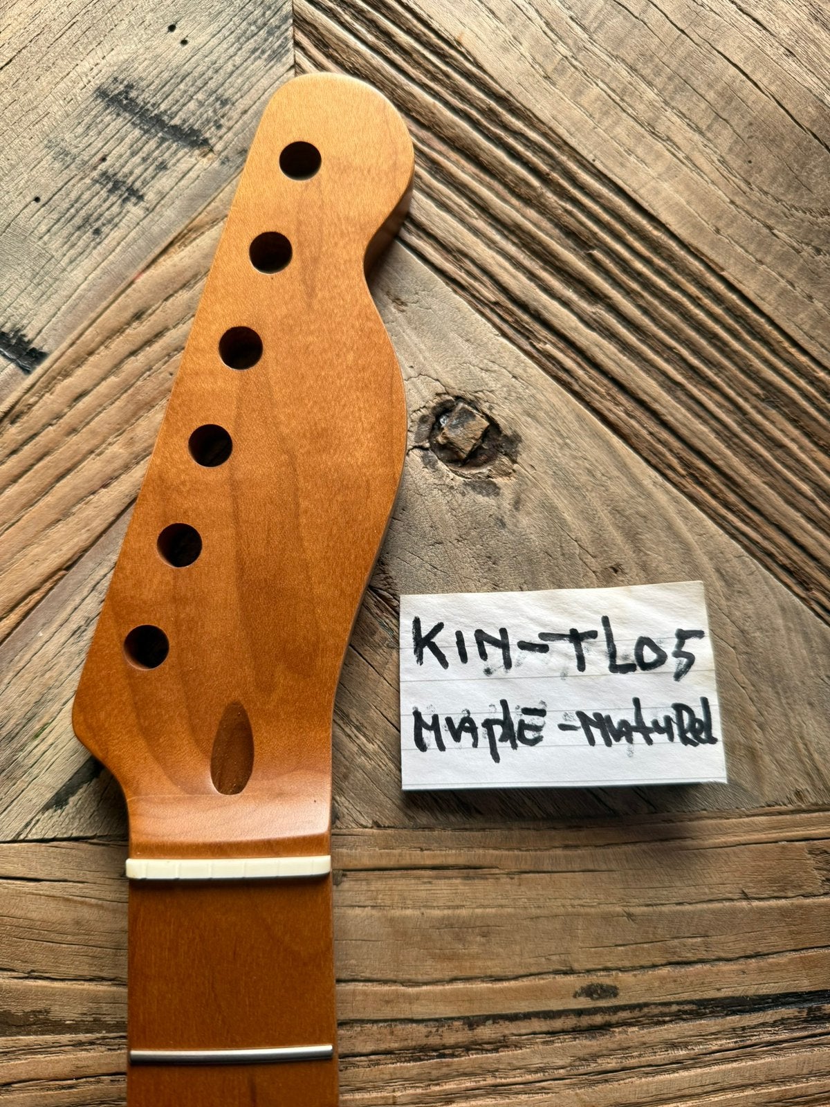 Telecaster hals” roast Maple 22 fret nitro satin” KIN TL05, Muziek en Instrumenten, Instrumenten | Onderdelen, Verzenden, Geen