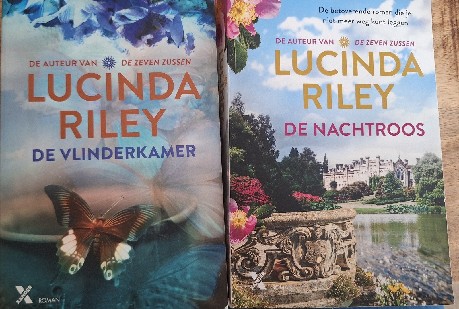 Lucinda Riley boeken: De Vlindertuin & De Nachtroos, Ophalen of Verzenden, Zo goed als nieuw, Lucinda Riley, Nederland
