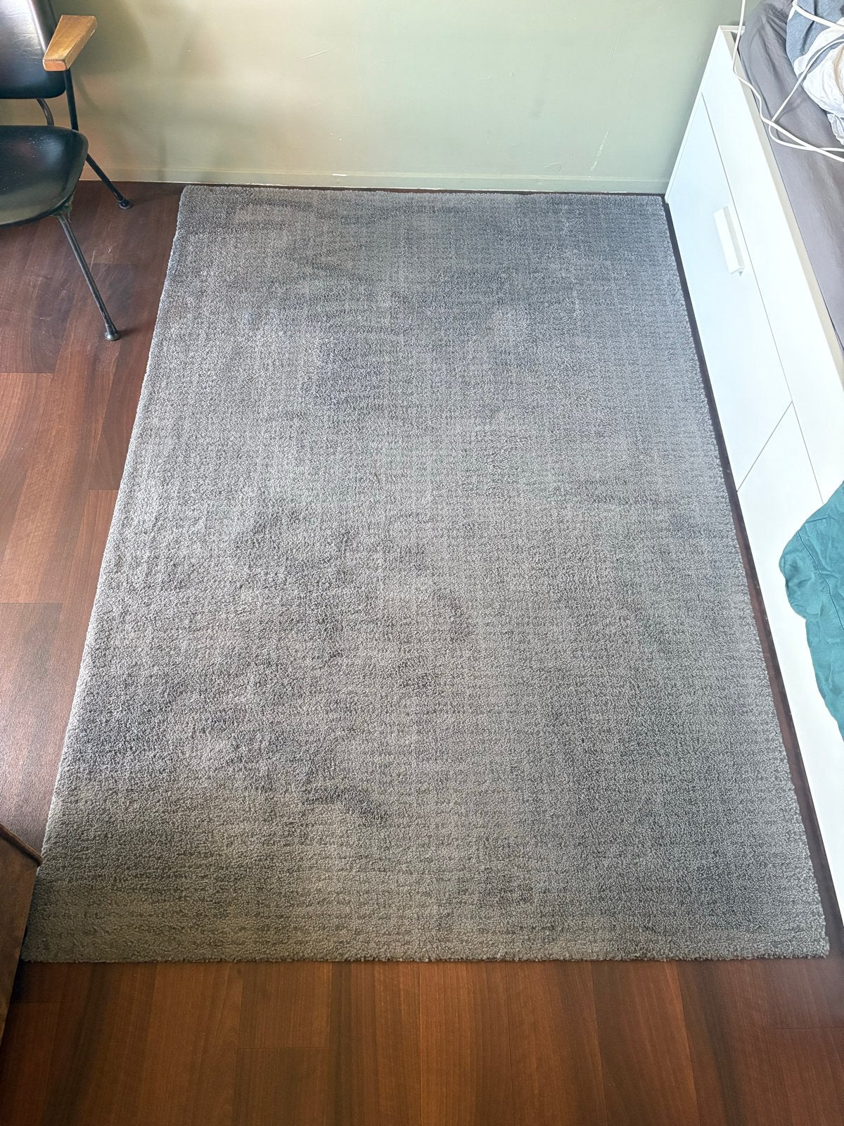 IKEA LANGSTED Vloerkleed - Grijs, Ophalen, 100 tot 150 cm, Zo goed als nieuw, 150 tot 200 cm