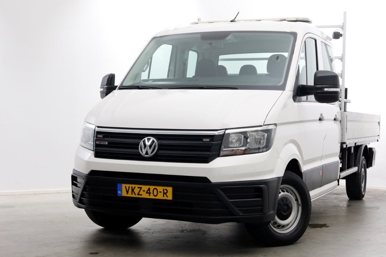 Volkswagen Crafter 35 2.0 TDI 177pk 4Motion 4x4 D.C. Open La, Auto's, Dealer onderhouden, Gebruikt, Euro 6, 4 cilinders
