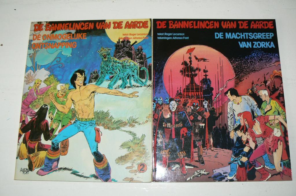De bannelingen van de aarde, delen 1&2. Ook losse verkoop., Meerdere stripboeken, Ophalen of Verzenden, Zo goed als nieuw, Alfonso Font