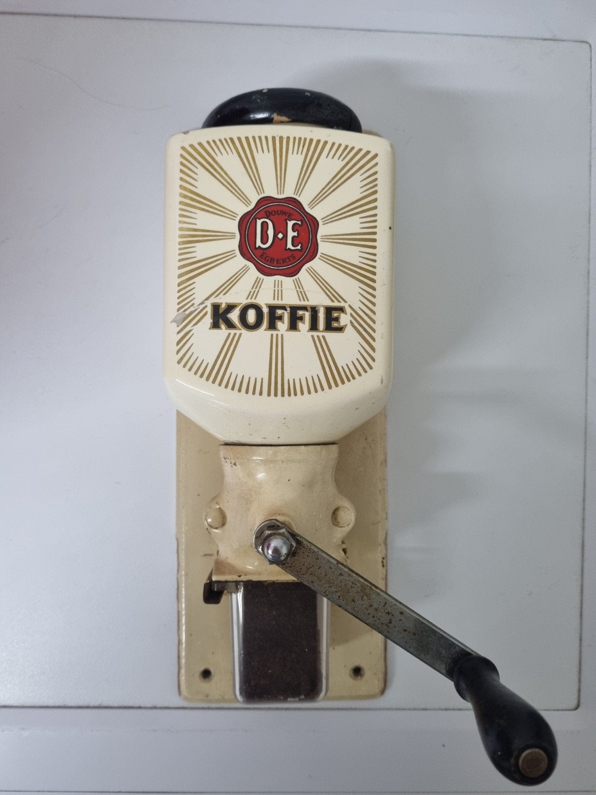 Oude Douwe Egberts koffiemolen, Antiek en Kunst, Antiek | Keukenbenodigdheden, Ophalen of Verzenden