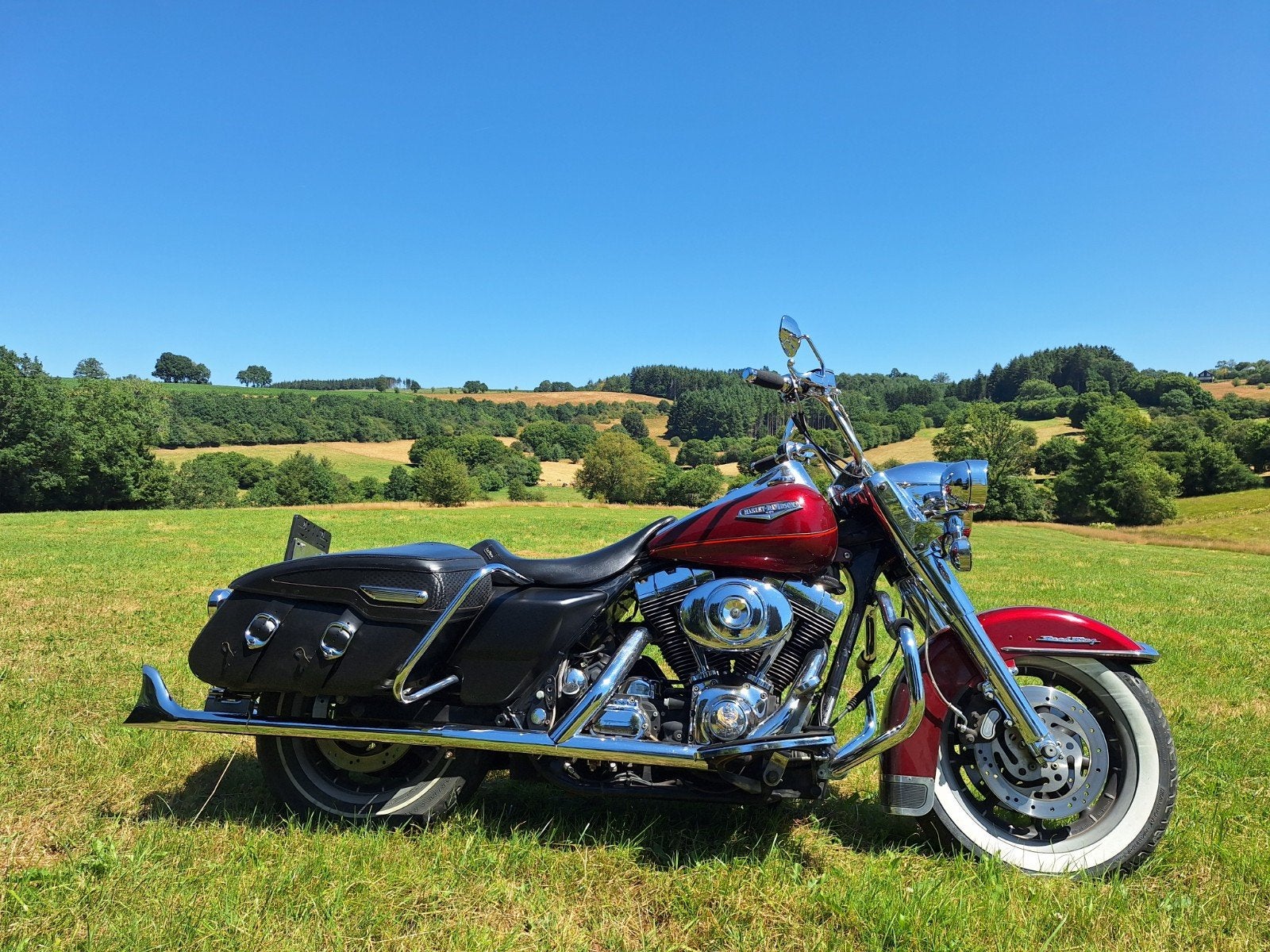 Mooie nette Road King!, Motoren, Motoren | Harley-Davidson, Particulier, Toermotor, 2 cilinders, LED Verlichting, Occasion, Ophalen