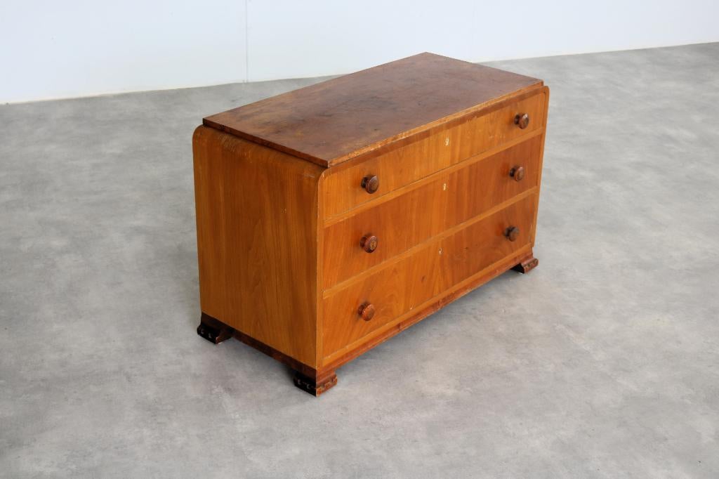 art deco ladenkast | kast | jaren 50 | Zweeds, Gebruikt, ., 3 of 4 laden, .