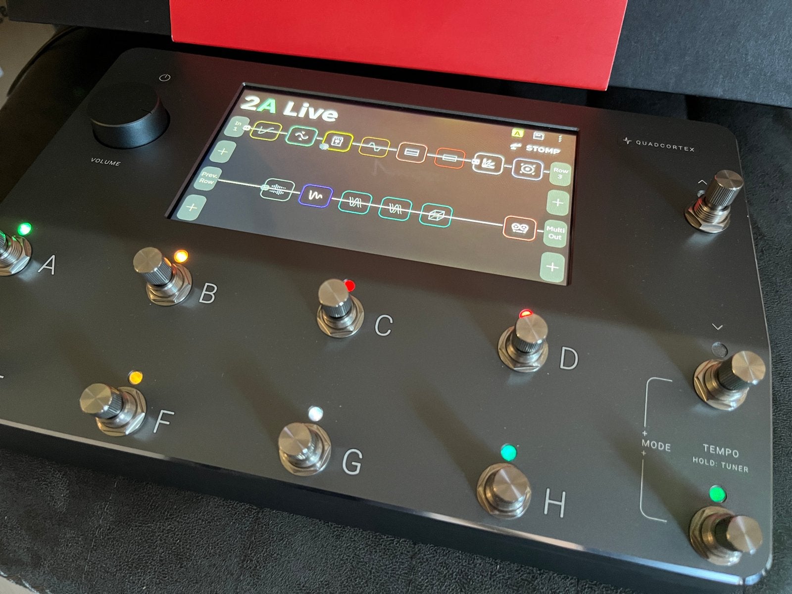 Neural DSP Quad Cortex - Gitaar Multi-effect Processor, Muziek en Instrumenten, Ophalen, Zo goed als nieuw, Multi-effect