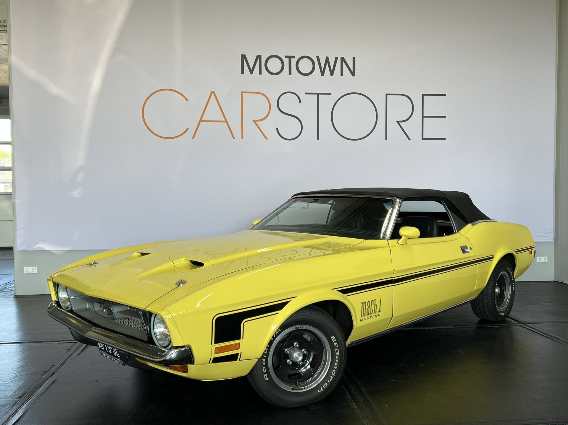 Ford USA Mustang Mach 1 Cabriolet 1971 351Ci V8 Aut Super Mo, Auto's, Achterwielaandrijving, Gebruikt, 285 pk, Bedrijf