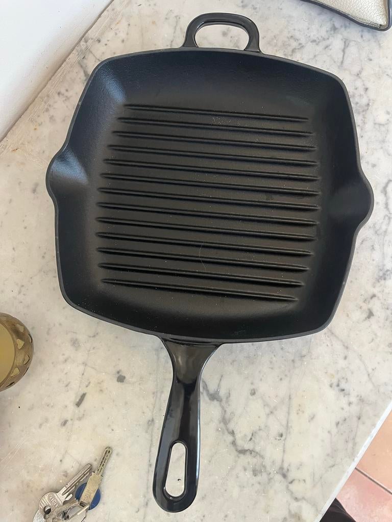 Gietijzeren Grillpan - Royal Van Kempen & Begeer, Ophalen of Verzenden, Zo goed als nieuw, Koekenpan of Braadpan, Gietijzer