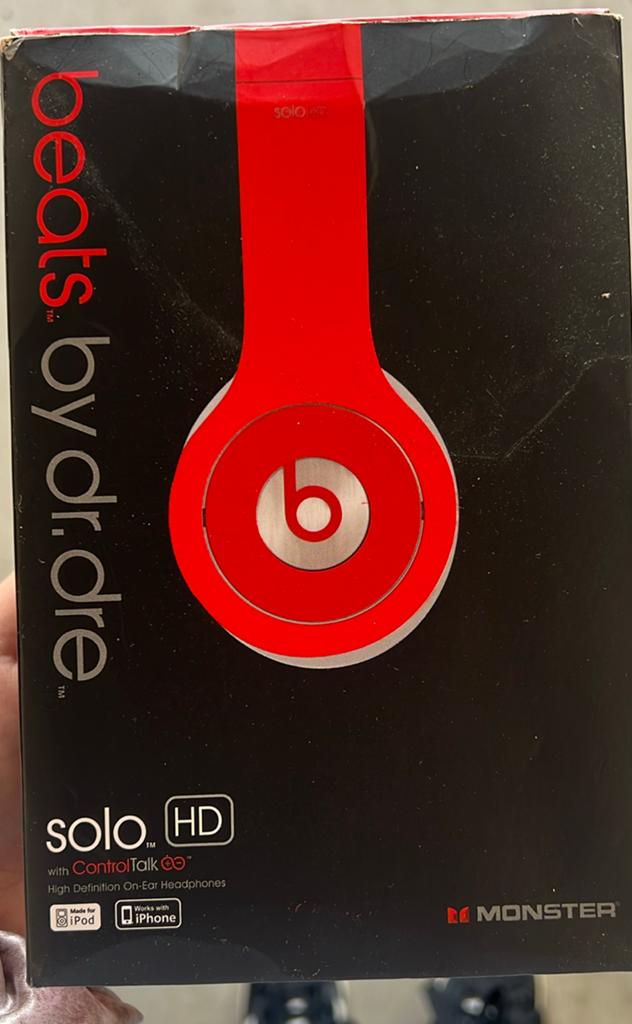 Beats by dr. Dre koptelefoon, Ophalen of Verzenden, Zo goed als nieuw, Op oor (supra aural), Beats
