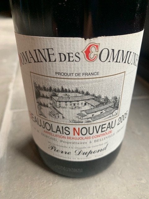 wijn Domaine des Communes Beaujolais Noveau 2005, Ophalen, Zo goed als nieuw, Overige gebieden, Overige typen