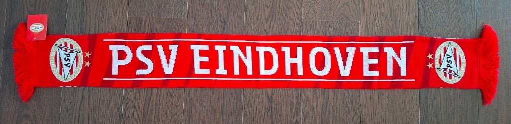 PSV clubsjaal sjaal das 150 cm - Kampioen 2025-2026, Ophalen of Verzenden, Nieuw, PSV, Vaantje of Sjaal