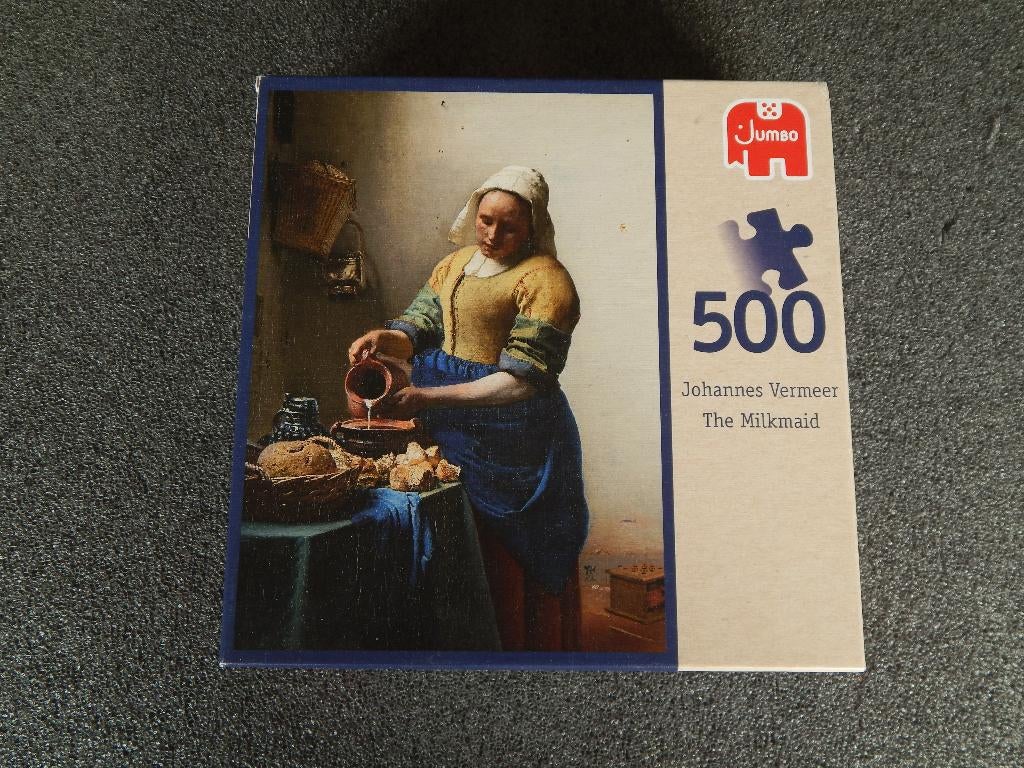 Puzzel 'Het Melkmeisje ', Ophalen of Verzenden, 500 t/m 1500 stukjes, Zo goed als nieuw, Legpuzzel