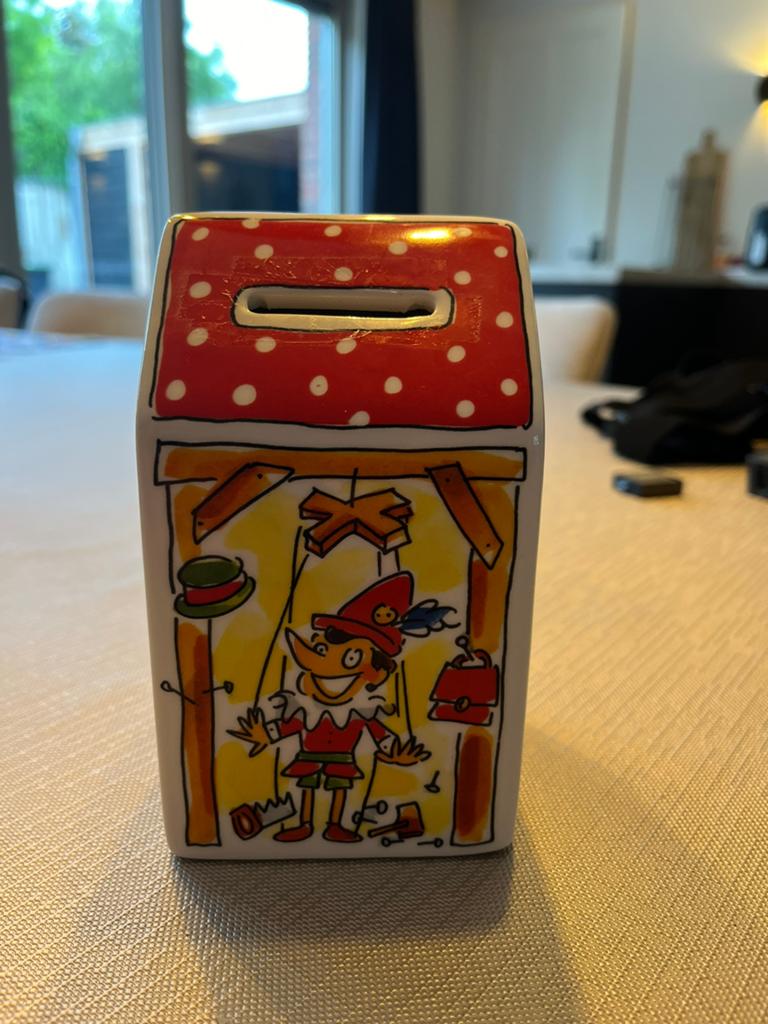 Efteling blond spaarpot, Ophalen of Verzenden, Zo goed als nieuw, Beeldje of Poppetje