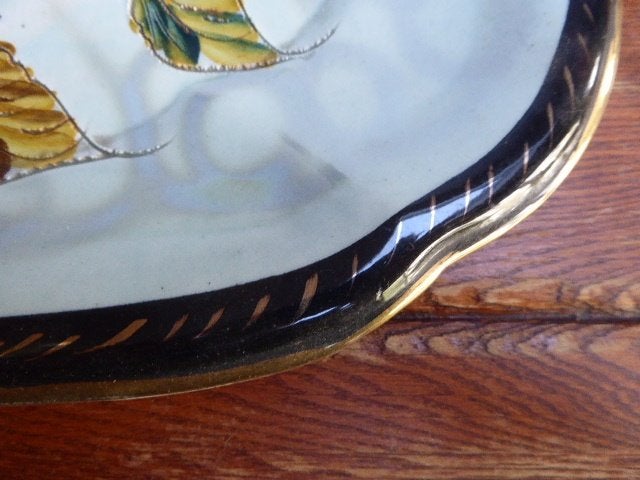 Vintage keramiek schaal H. Bequet Queregnon, Antiek en Kunst, Ophalen of Verzenden
