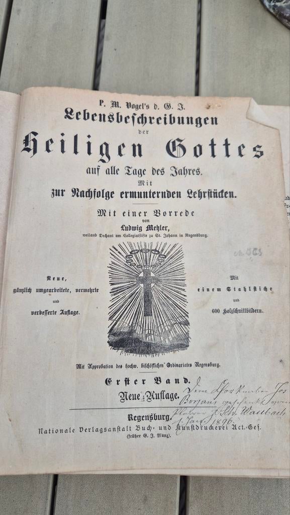 Zeldzaam Antiek Religieus Boek - Levensbeschrijvingen, Ophalen of Verzenden, Gelezen, P. M. Vogel, Christendom | Katholiek