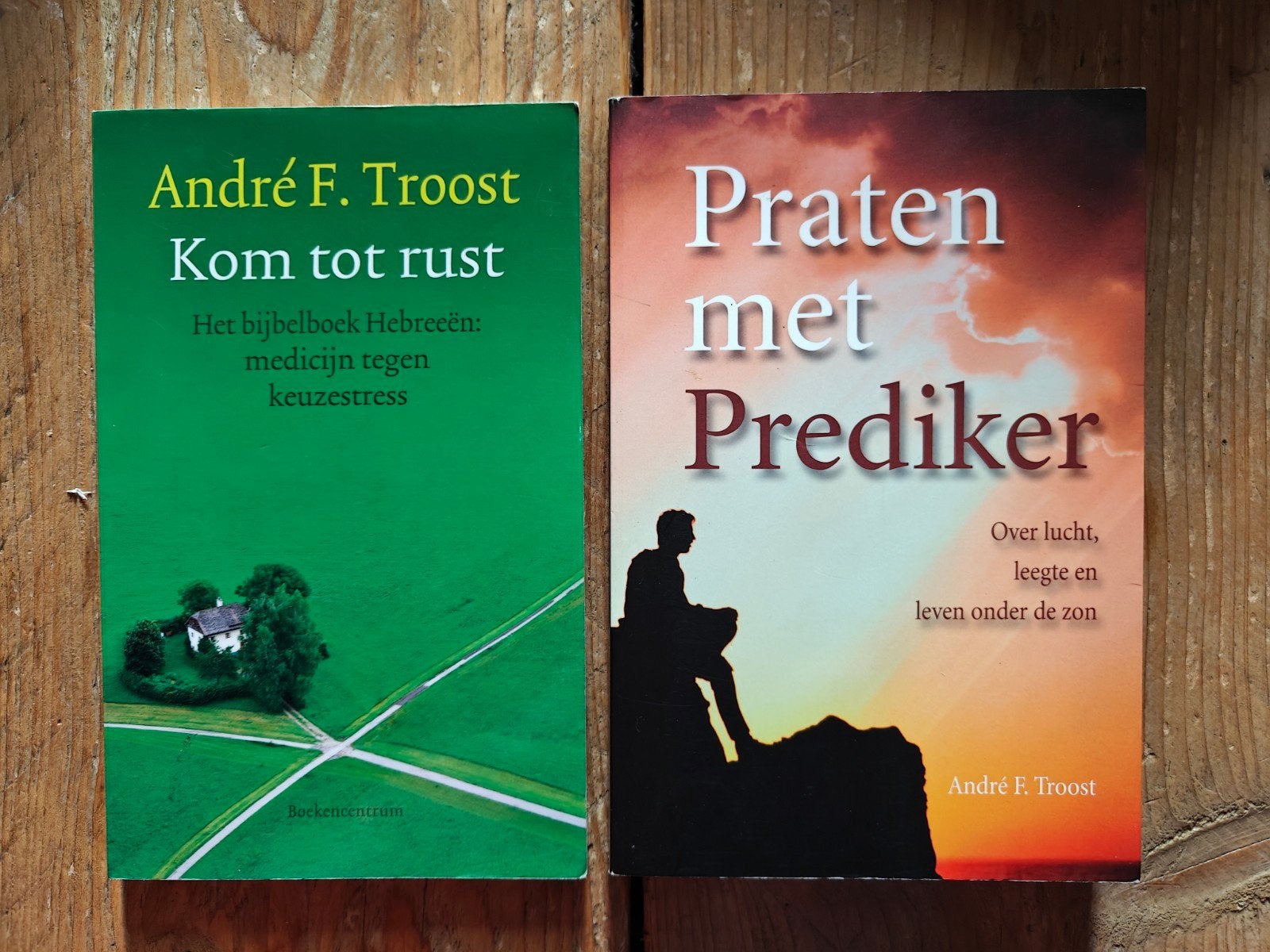 2 Bijbelstudies van Andre F. Troost., Boeken, Ophalen of Verzenden
