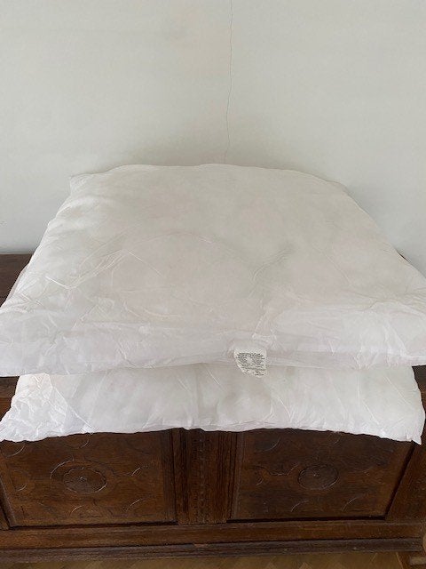 2 x kussenvulling 80x80 cm!, Huis en Inrichting, Woonaccessoires | Kussens, Ophalen of Verzenden, Gebruikt, Wit, Vierkant