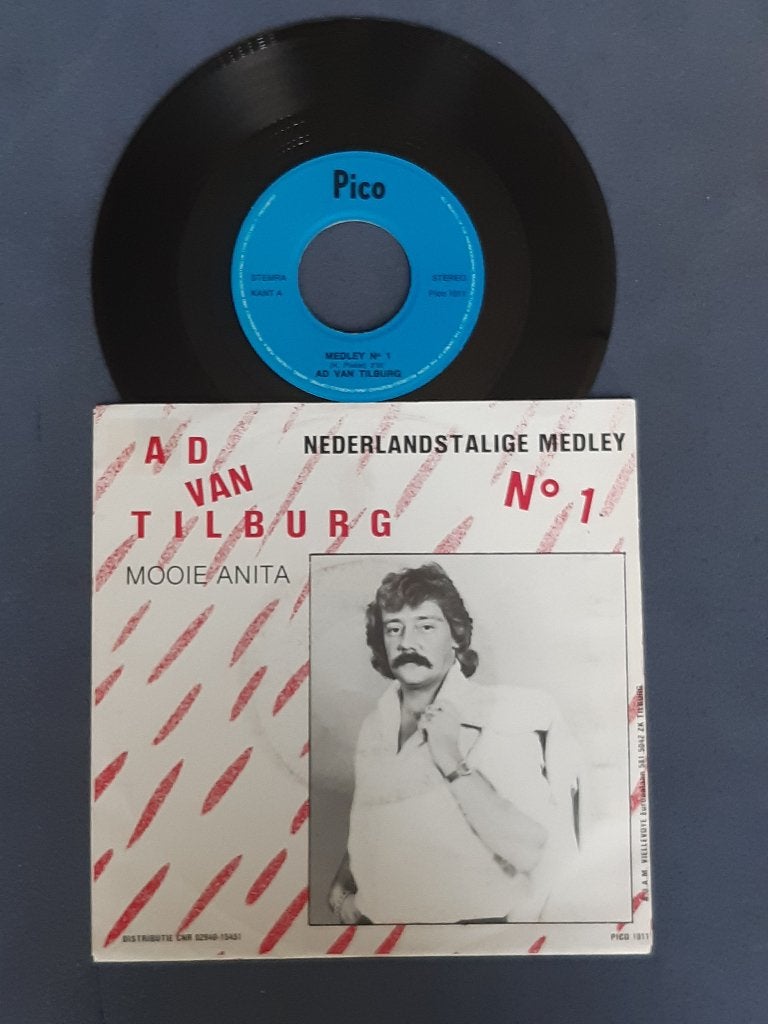 Ad van Tilburg – Nederlandstalige Medley N 1 VG+/VG+, Ophalen of Verzenden, Gebruikt, Nederlandstalig
