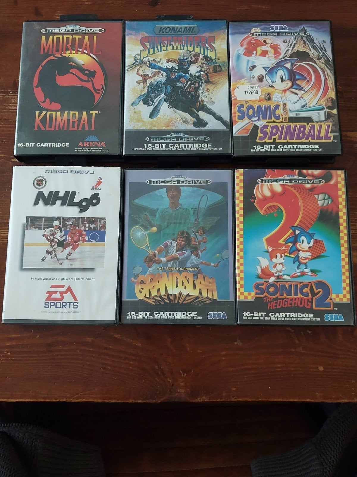 Sega Mega Drive games: Sonic, Mortal Kombat, Sunset Riders, Gebruikt, 2 spelers, Ophalen of Verzenden, Platform