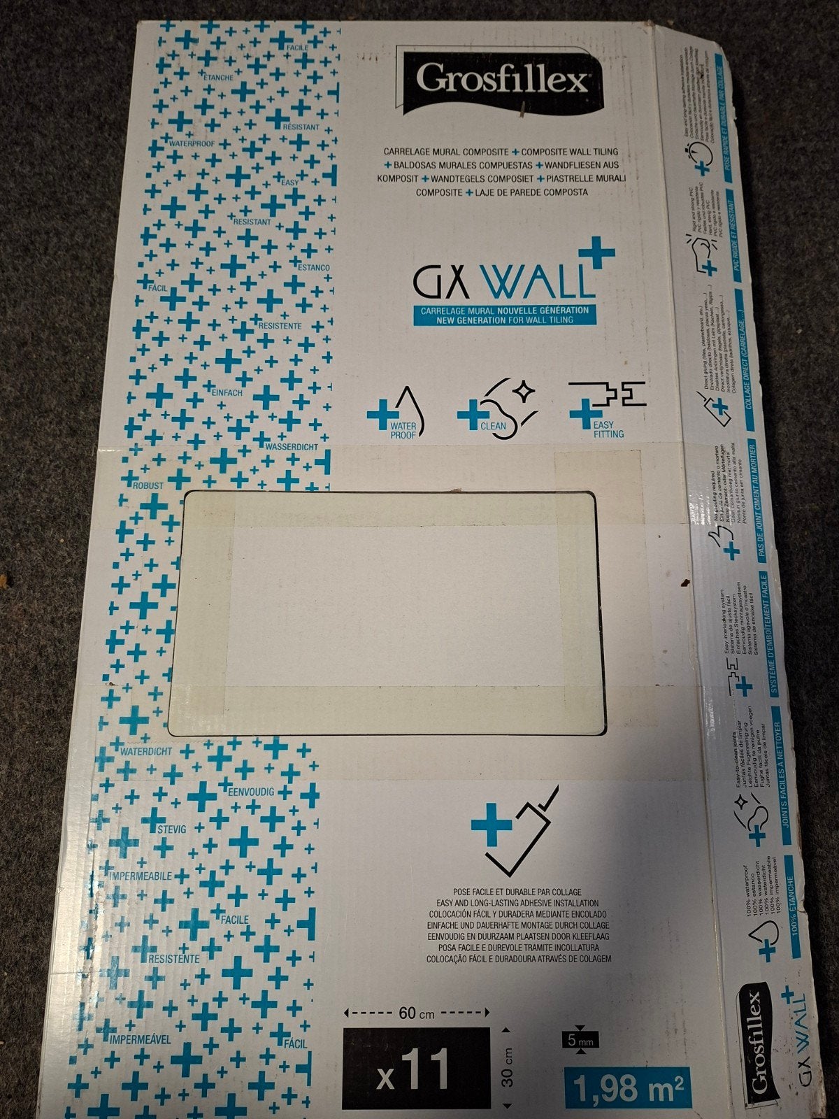 Grosfillex wandpaneel, Computers en Software, Moederborden, Ophalen of Verzenden
