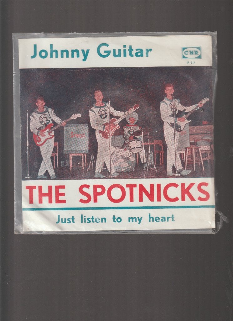 THE  SPOTNICKS  --  JOHNNY  GUITAR  //  ROCK, Cd's en Dvd's, Vinyl Singles, 7 inch, Zo goed als nieuw, Rock en Metal, Fotohoes