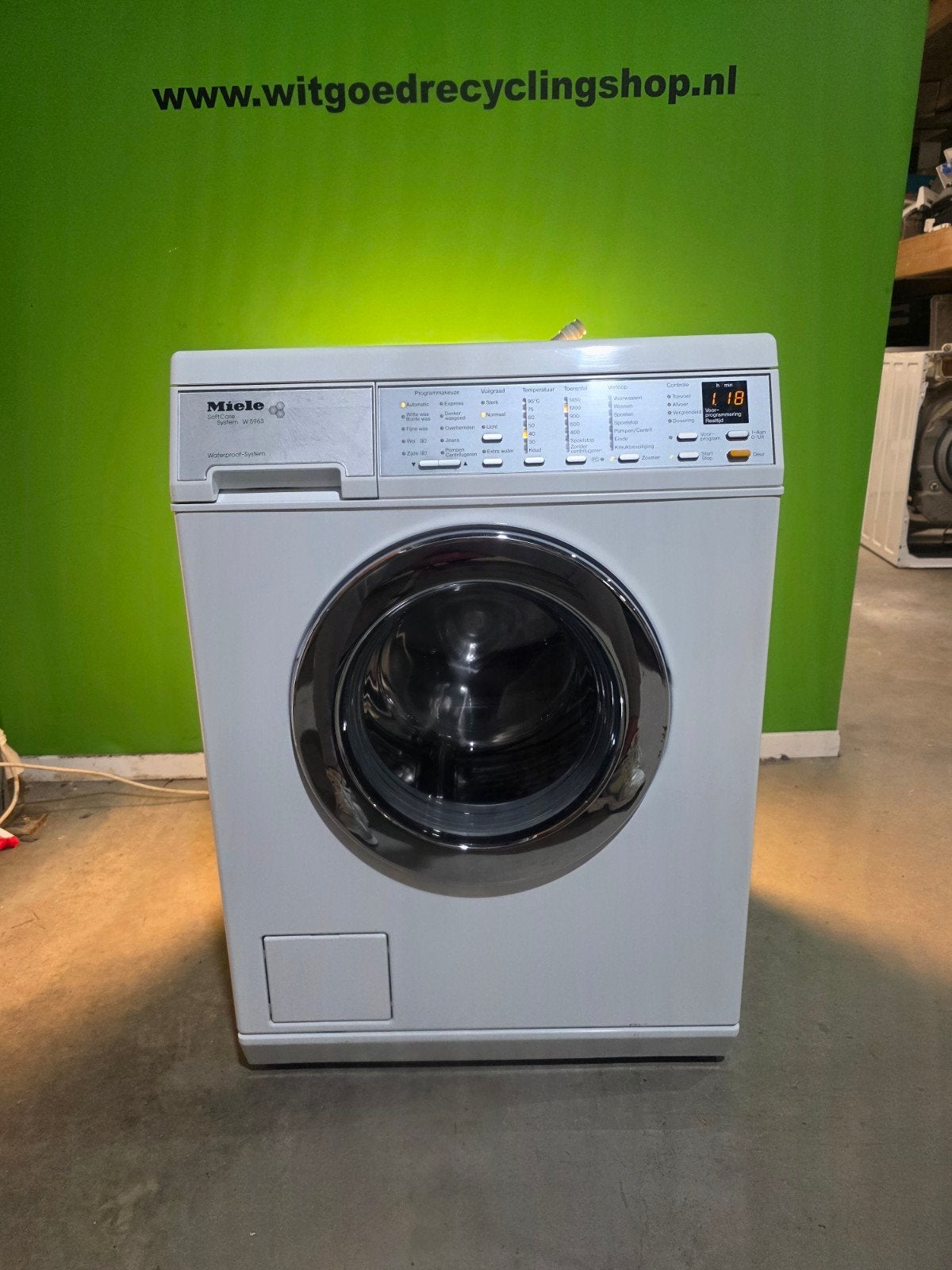 Miele W 5963 SOFTCARE SYSTEM 1450rpm 6kg Refurbished, Witgoed en Apparatuur, Wasmachines, 1200 tot 1600 toeren, Info@miele.com