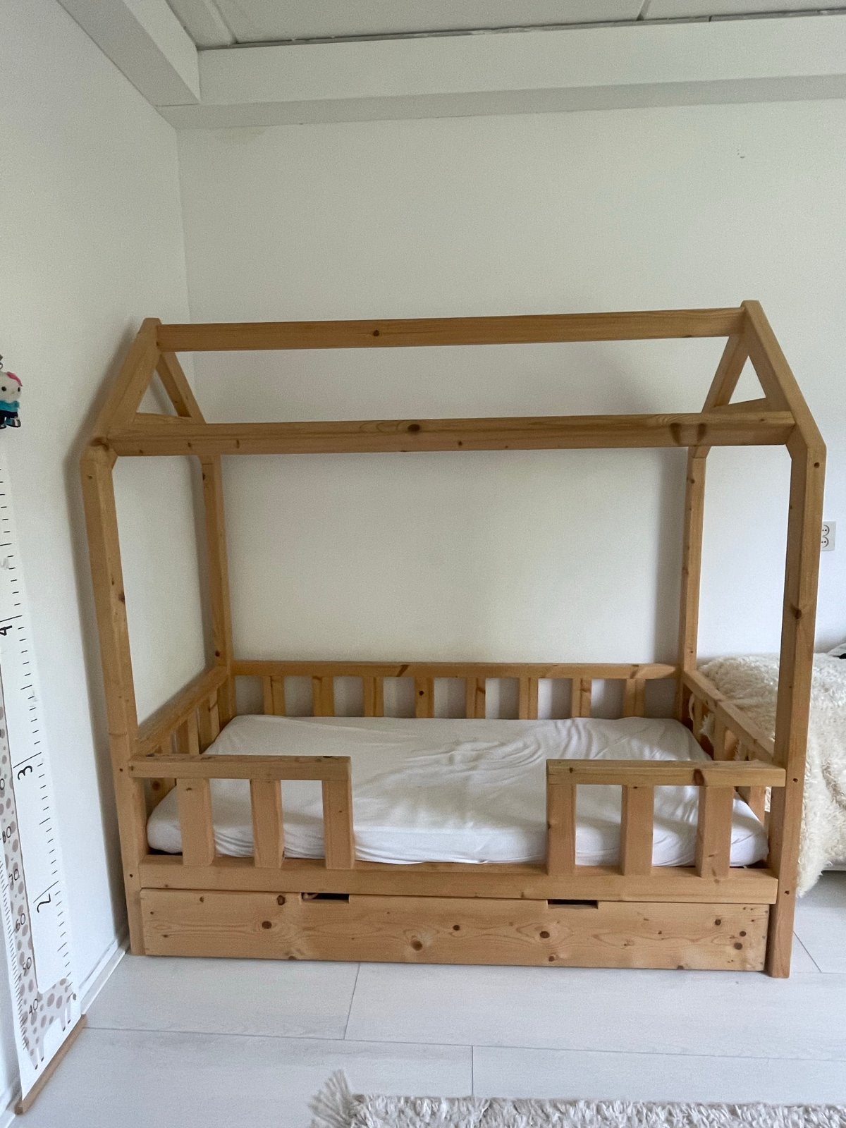 Bed montessori, Ophalen of Verzenden, 180 cm of meer, 85 tot 100 cm, Matras