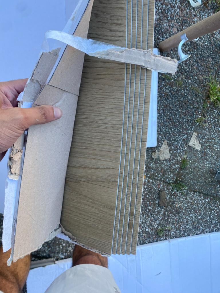 Nieuw trap laminaat - 3 dozen voor 16 treden, Ophalen, Kunststof, Nieuw, Minder dan 5 m²