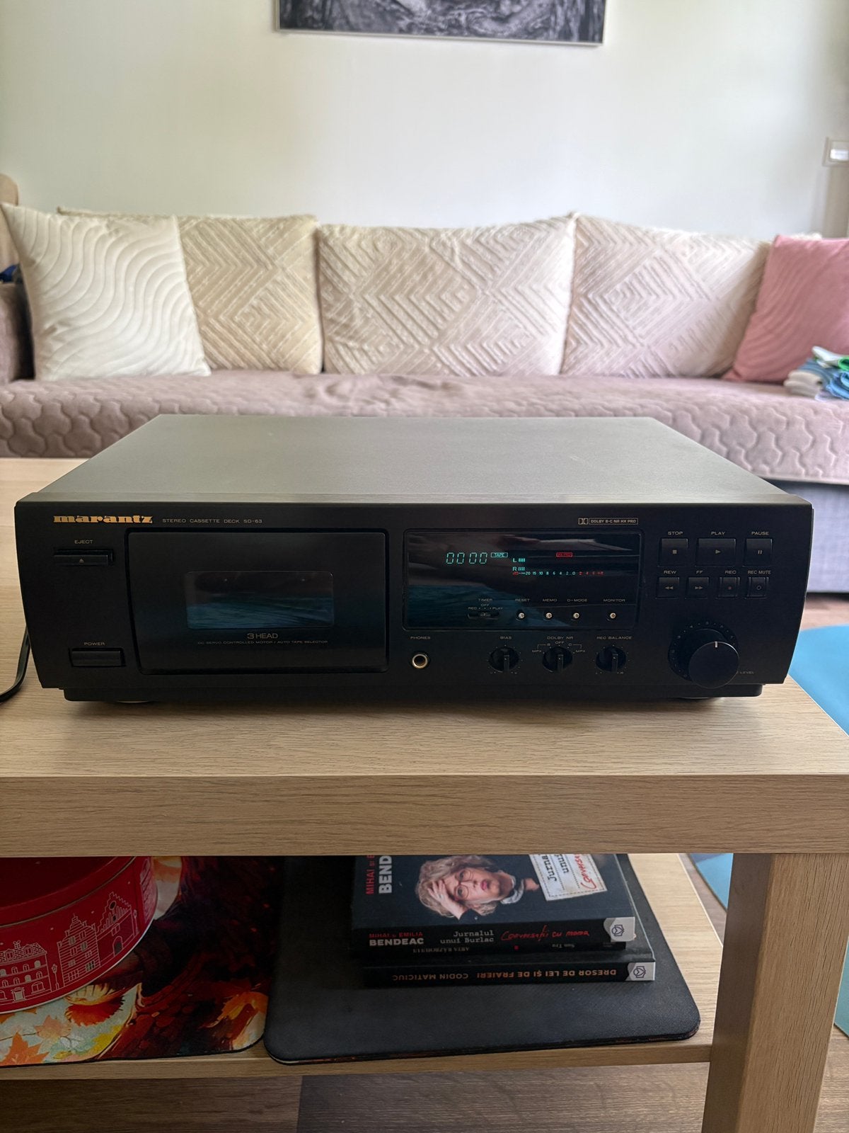 Marantz SD-63 - 3 Head Cassette Deck, Ophalen, Zo goed als nieuw, Marantz