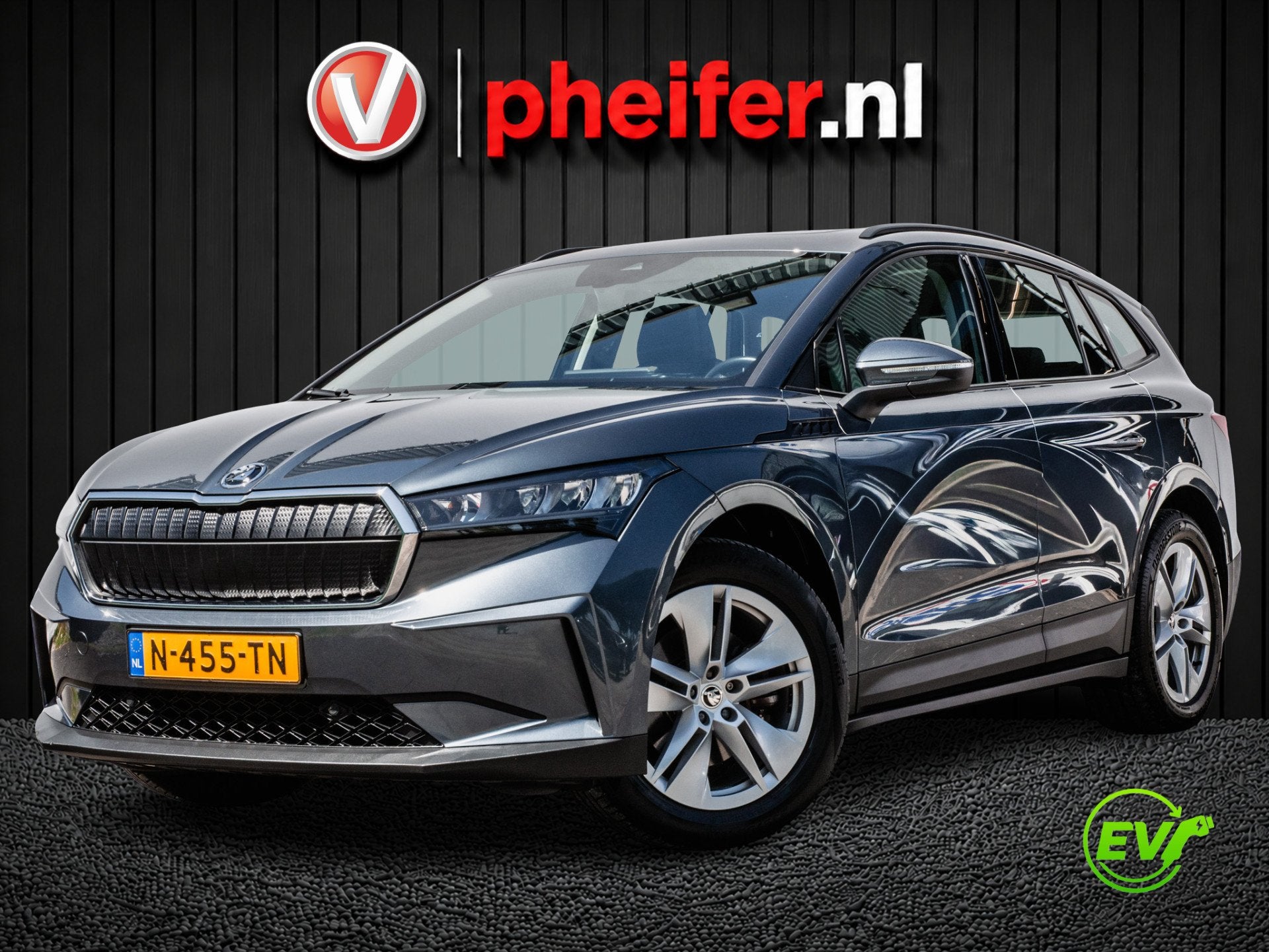 Skoda Enyaq iV 60 SOH 91% Panoramadak/ Stoel+stuurverwarming, Auto's, Automaat, 390 km, Achterwielaandrijving, Gebruikt