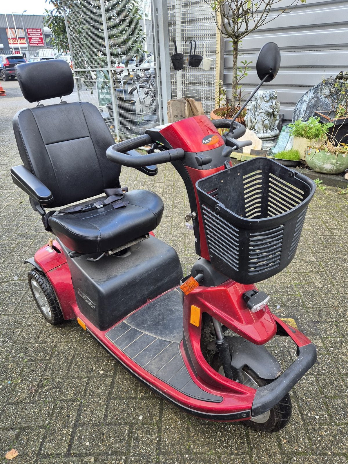 Practicomfort scootobiel - Draaibare stoel + accu & lader, Diversen, Ophalen, Gebruikt, Overige merken, 11 t/m 15 km/u
