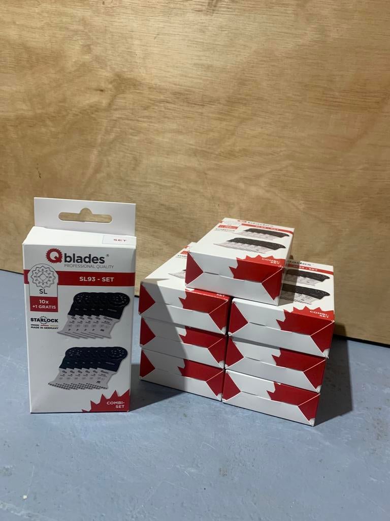 Qblades multitool zaagbladen 10+1 starlock segment zaagblad, De langeloop 12-1, Info@qblades.nl, Nieuw, Ophalen of Verzenden