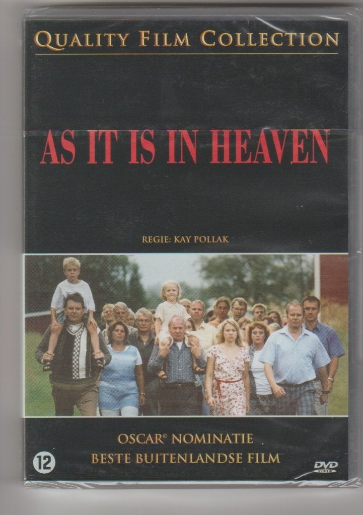 As it is in heaven - dvd - 2004, Alle leeftijden, Drama, Ophalen of Verzenden, 1940 tot 1960