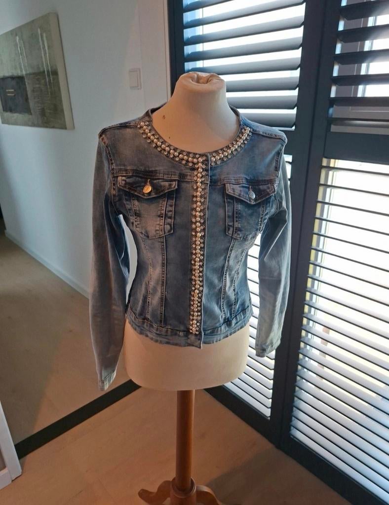 Mooi spijkerjasje maat M, Verzenden, Zo goed als nieuw, Maat 36 (S), Blauw