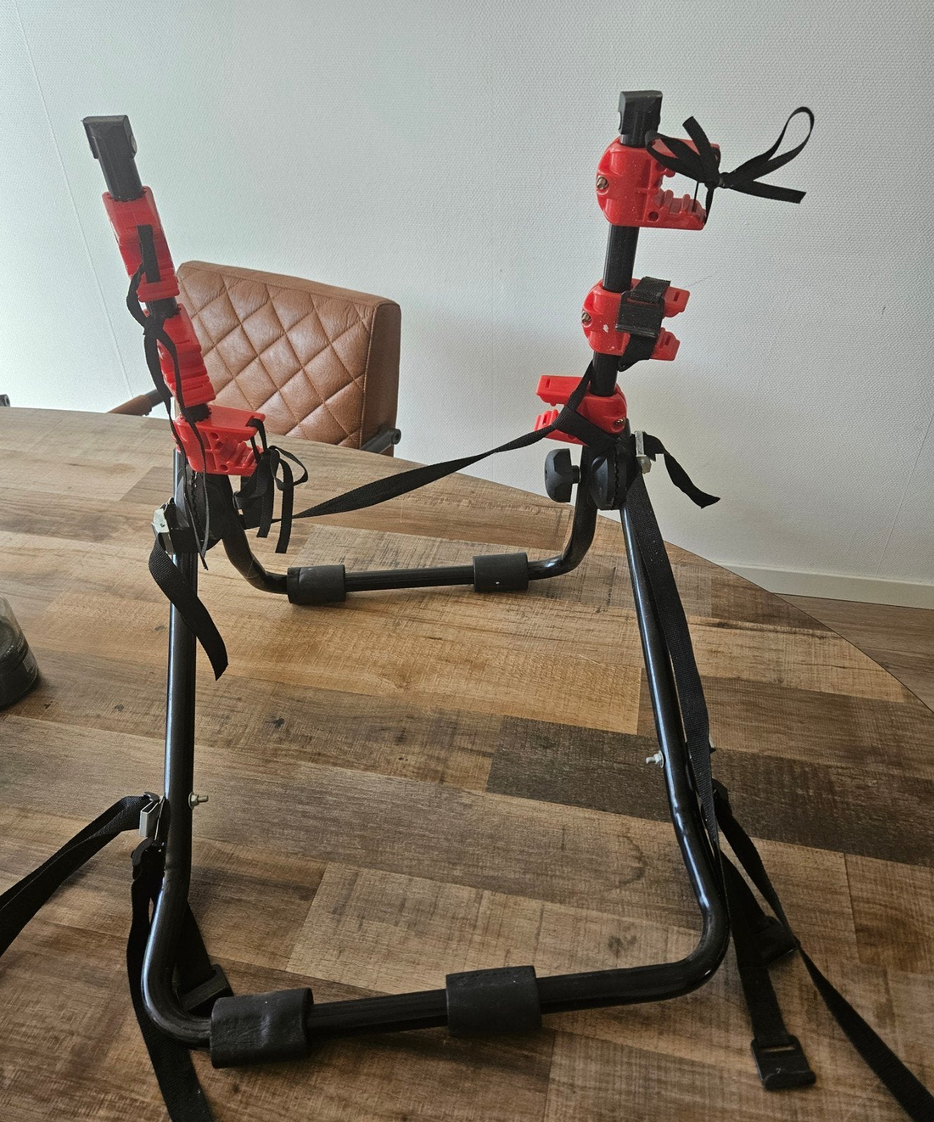 Fietsdrager voor auto's zonder trekhaak (1 klem ontbreekt), Auto diversen, Fietsendragers, Ophalen, 2 fietsen, Gebruikt, Achterklepdrager
