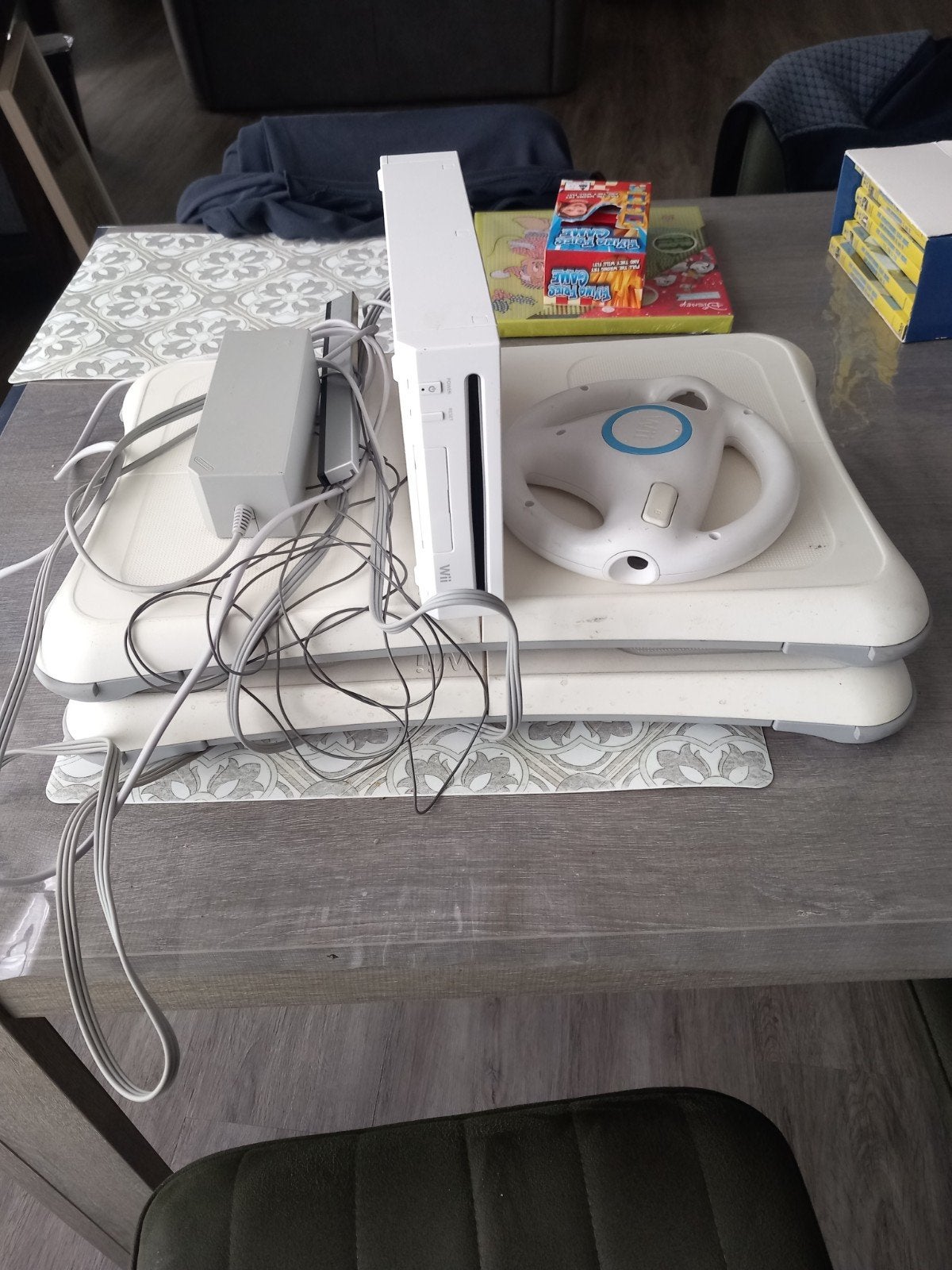 Wii Console met Accessoires en Spellen, Ophalen, Gebruikt, Zonder controller, Met games