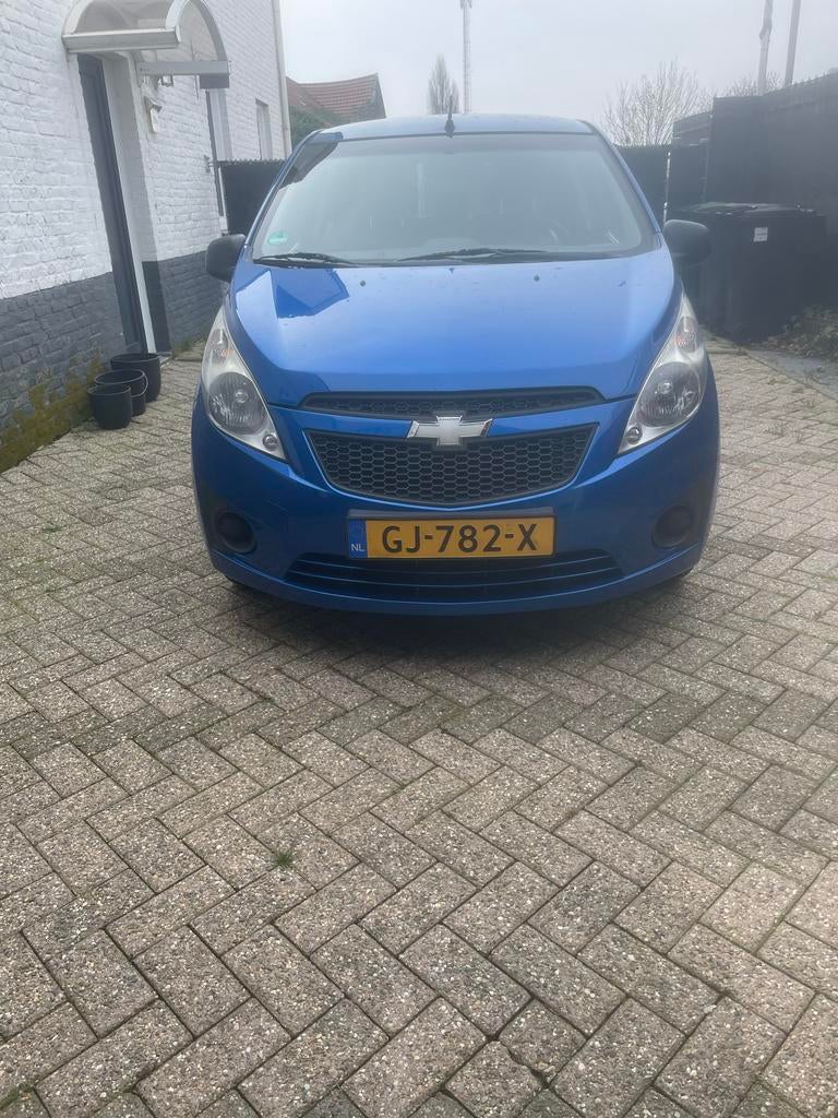 Chevrolet Spark 1.0 2010 Blauw Nieu APK 29 April 2027, Voorwielaandrijving, 839 kg, 4 cilinders, Blauw