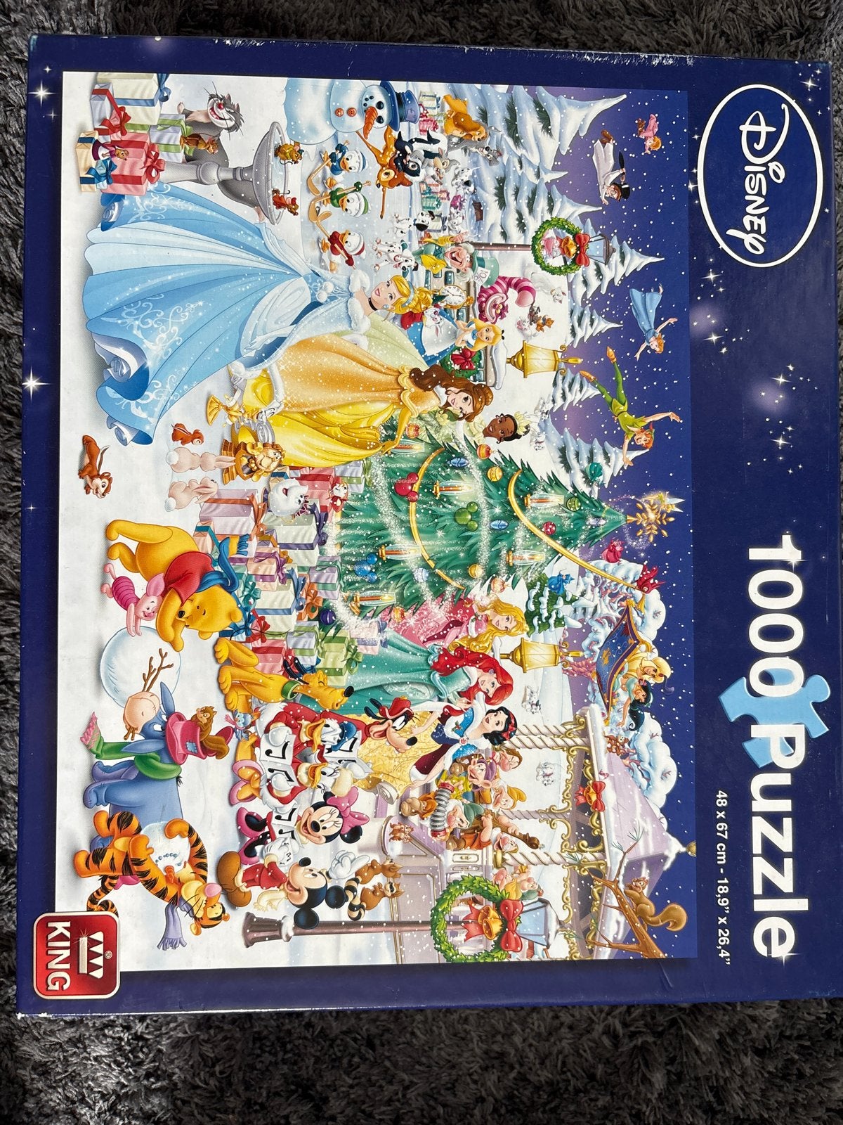 Disney Kerstpuzzel 1000 stukjes - King, Ophalen, Meer dan 50 stukjes, Gebruikt, 6 jaar of ouder