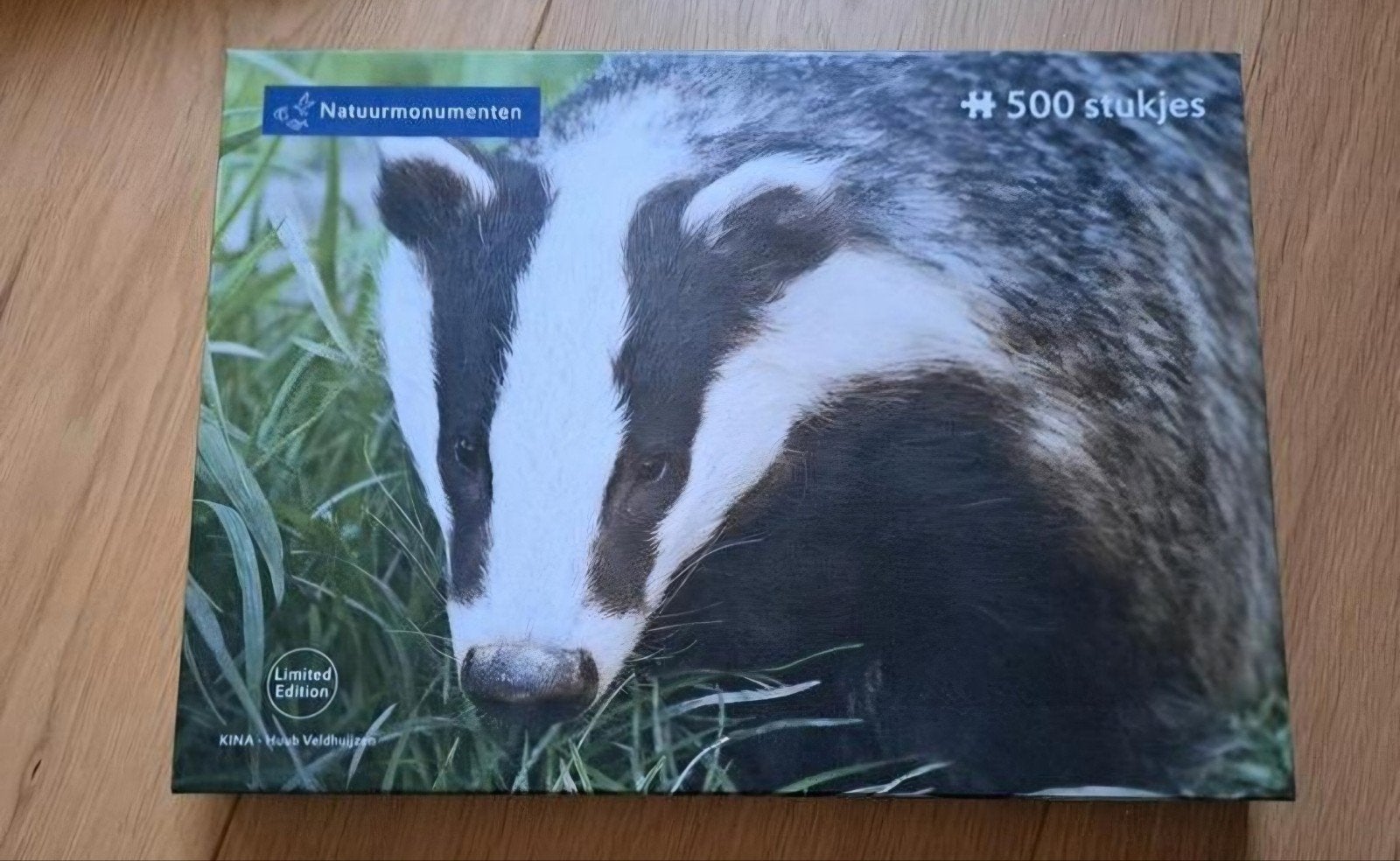 Natuurmonumenten Das Legpuzzel - 500 stukjes, Hobby en Vrije tijd, Ophalen of Verzenden, 500 t/m 1500 stukjes, Zo goed als nieuw