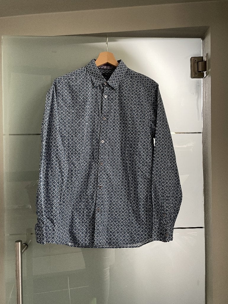 Ted Baker Hemd, Kleding | Heren, Overhemden, Ted Baker, Blauw, Ophalen of Verzenden, Zo goed als nieuw