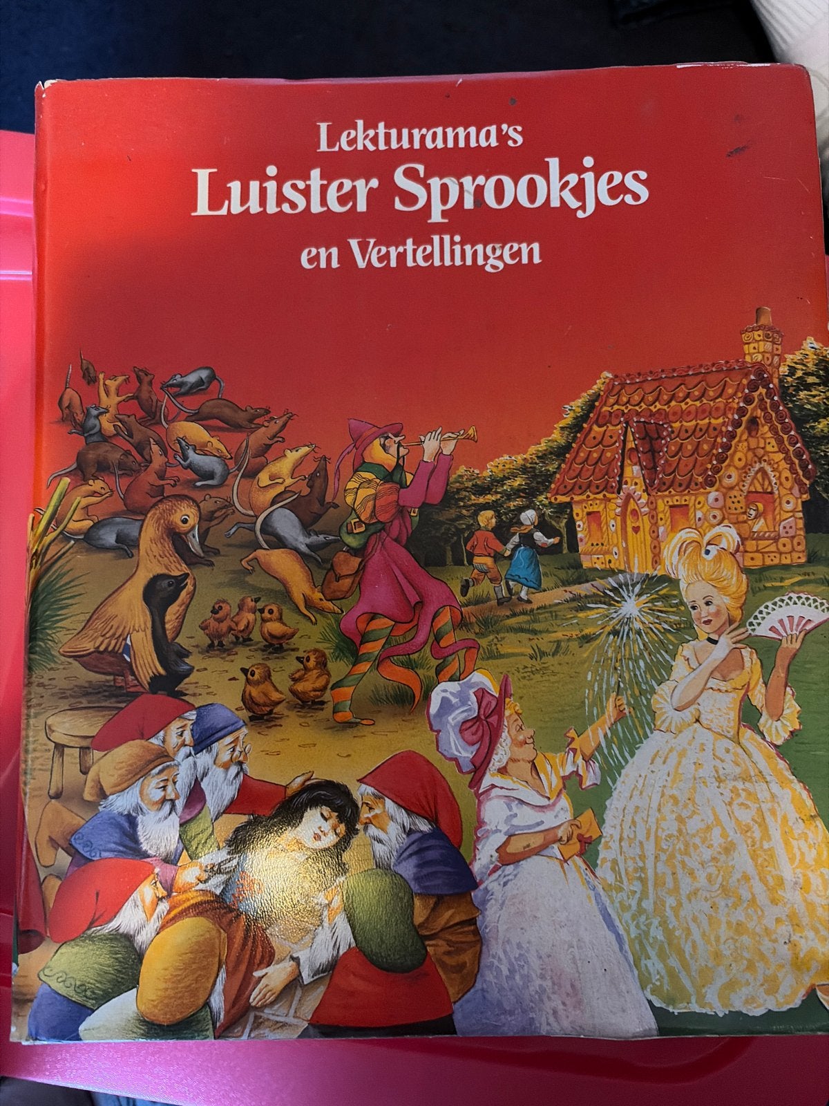 Lekturama Luister Sprookjes - 3 hoesjes leeg incl boeken, Ophalen, Gebruikt, 3 tot 5 jaar, Verhaal of Sprookje