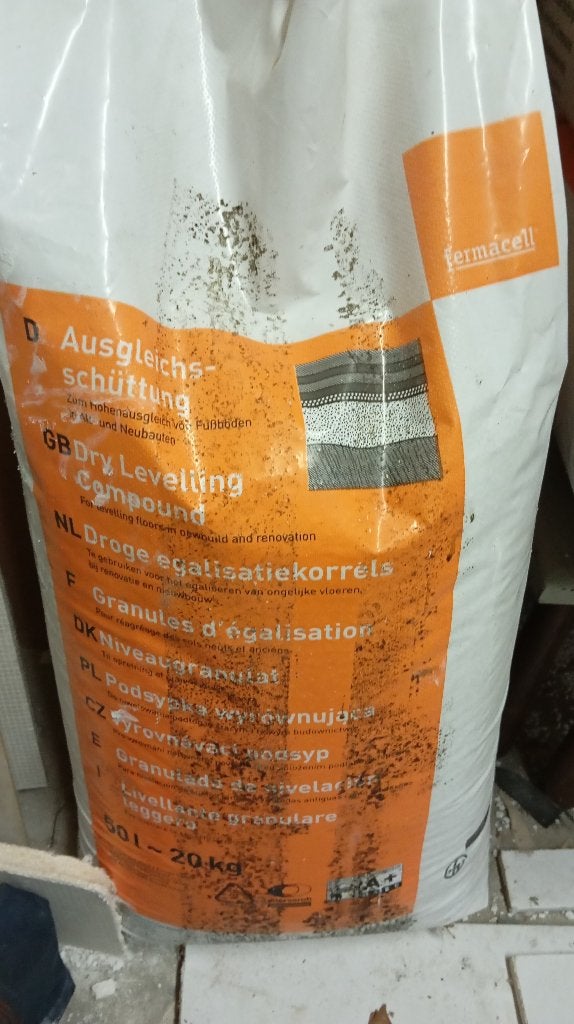 Fermacell egalisatie korrels 15 zakken, Doe-het-zelf en Verbouw, Isolatie en Afdichting, Overige materialen, Nieuw, Minder dan 5 m²