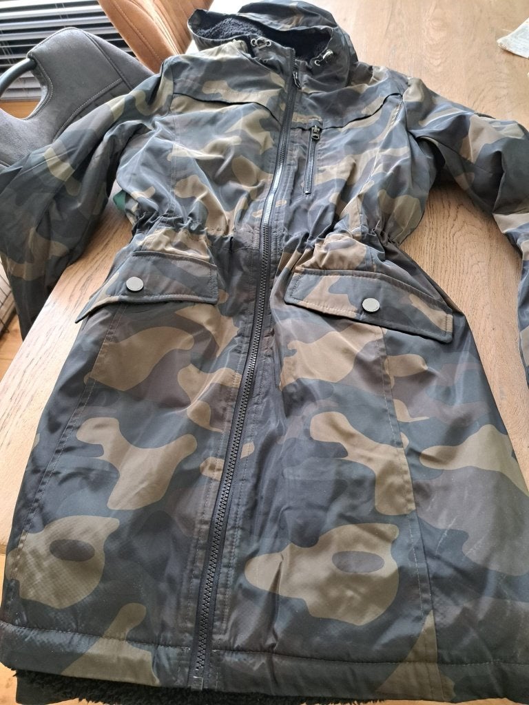 Nieuwe Parka legerprint maat S, Lucky brand, Meerkleurig, Nieuw, Ophalen of Verzenden