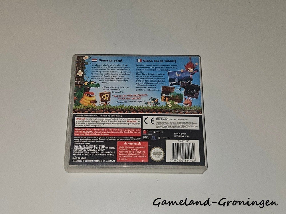 Giana Sisters DS (NDS), Gebruikt, -, -, 1 speler