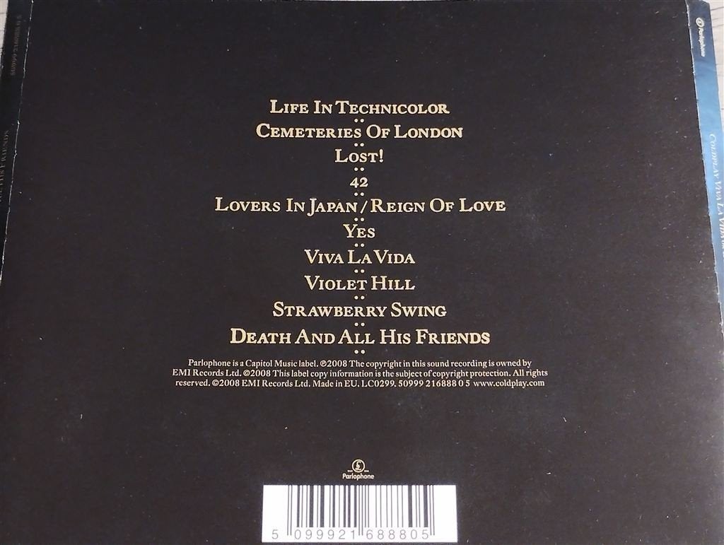 Coldplay - Viva La Vida Or Death And All, Ophalen of Verzenden, Gebruikt