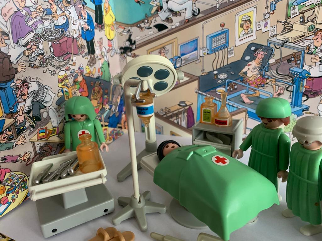 Playmobil- ziekenhuis, Kinderen en Baby's, Speelgoed | Playmobil, Ophalen of Verzenden, Zo goed als nieuw