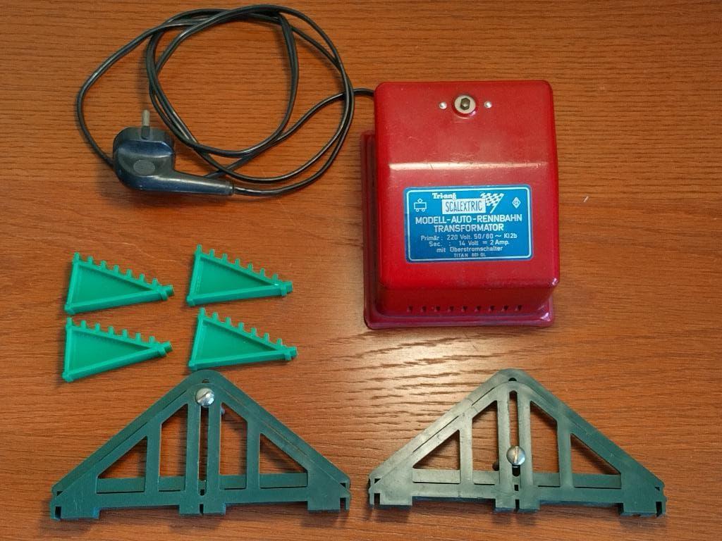 Scalextric 801GL en A244 - Trafo en banking wedges, Overige merken, Gebruikt, Onderdelen, Zelf te bouwen