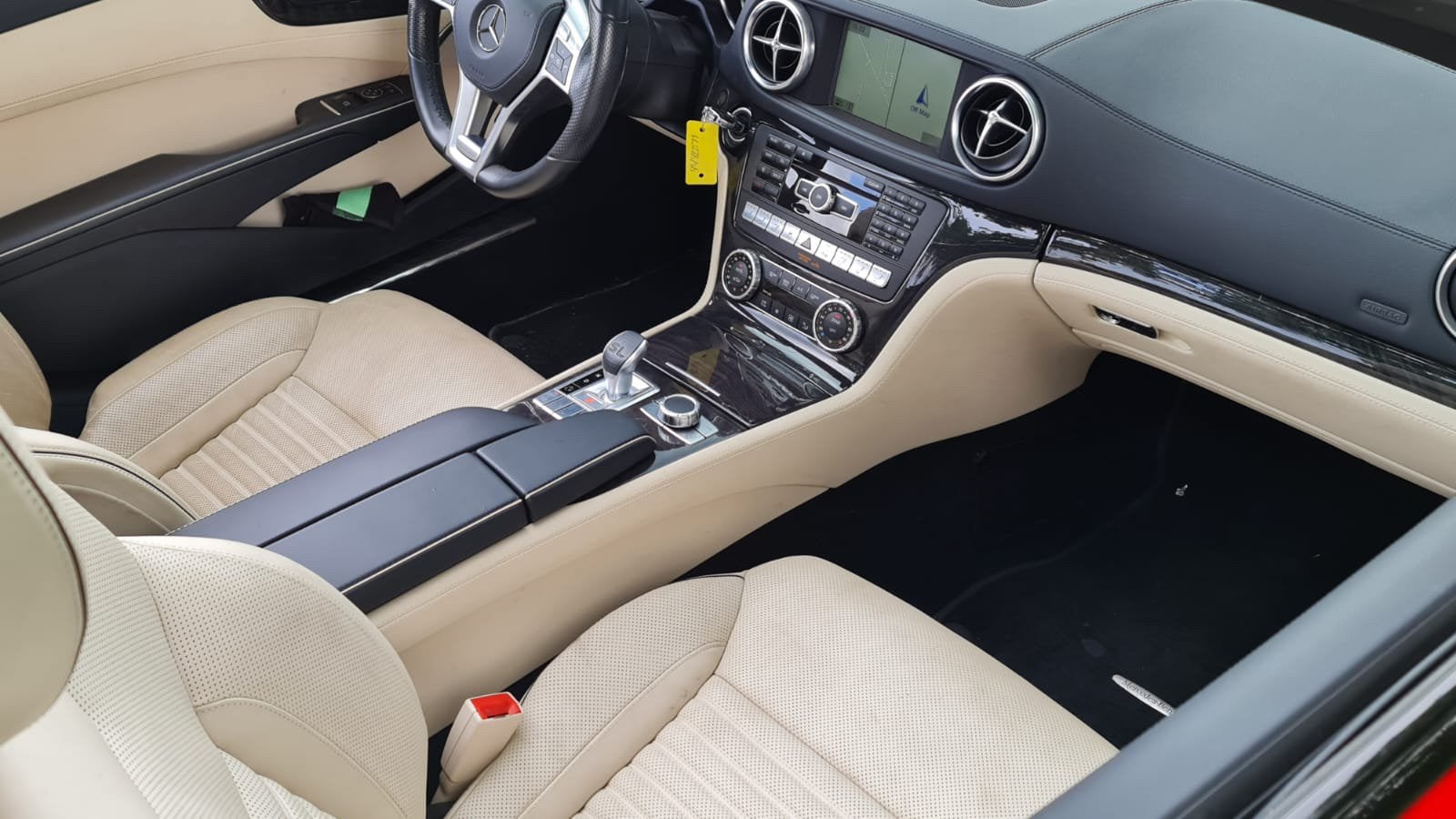 Mercedes-Benz Mercedes 2015 Rood, Auto's, Automaat, Beige, Cabriolet, 2996 cc